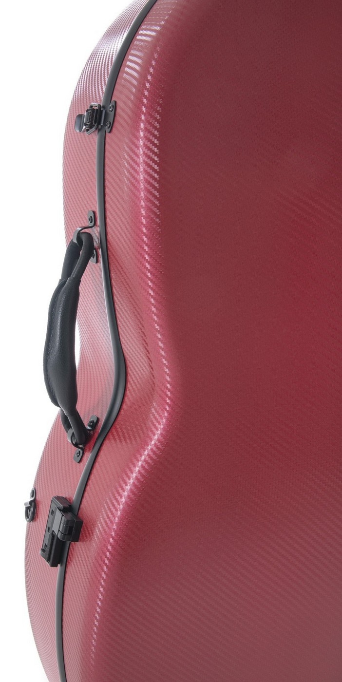 Кейс для виолончели GEWA pure CELLO CASE contour carbon fiber red
