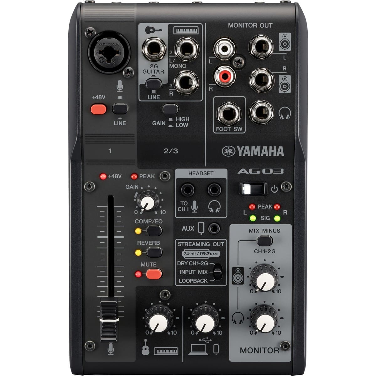Микшер Yamaha AG03MK2 Black LSPK