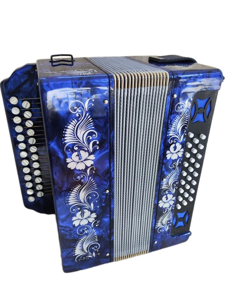 Гармонь ТУЛЬСКАЯ 301М (Г-21 Синяя ДО-Мажор)