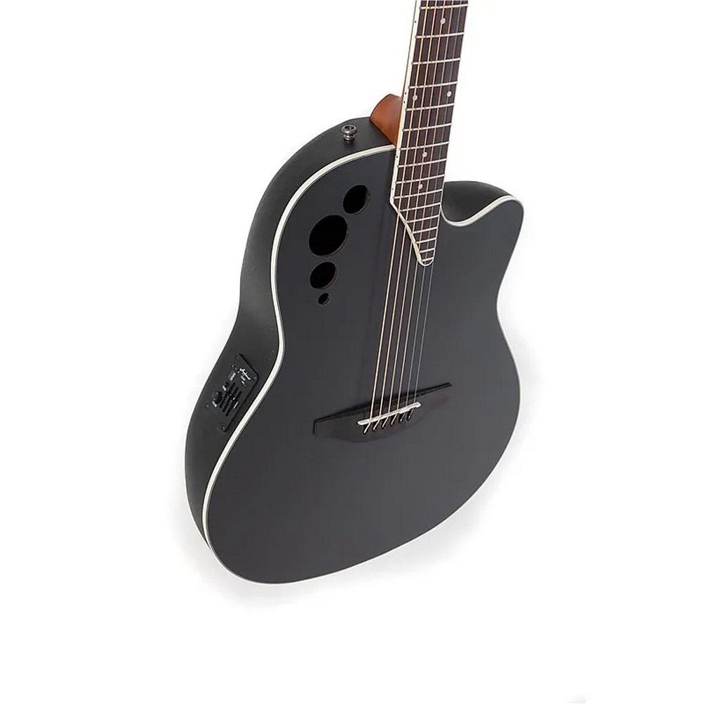 Электроакустическая гитара APPLAUSE AE44II-5S Elite Mid Cutaway Black Satin
