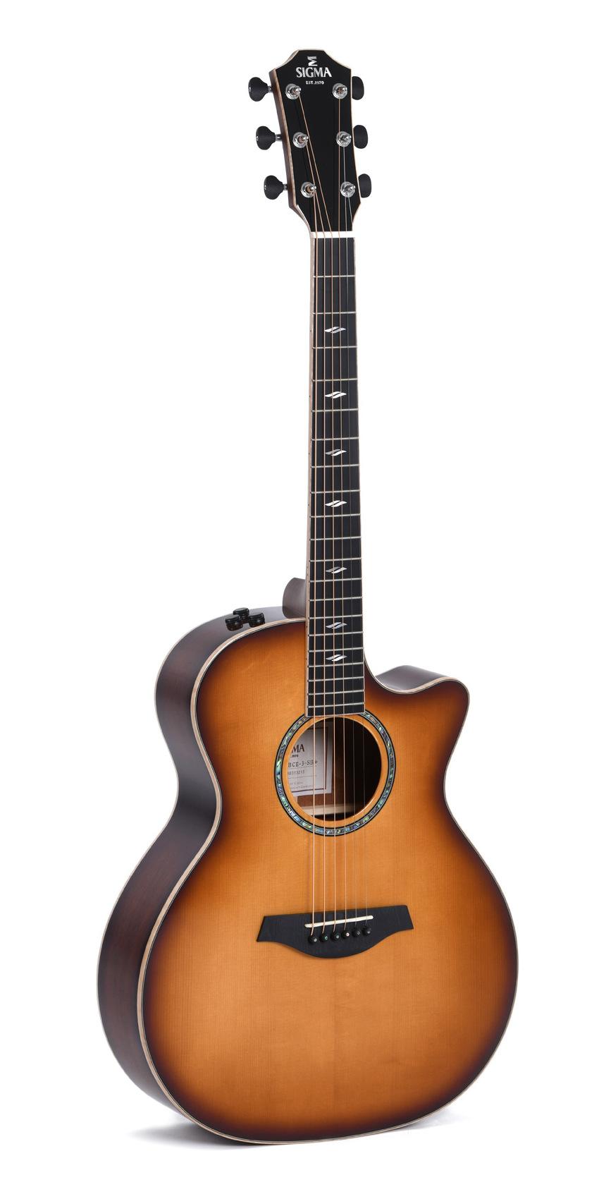 Электроакустическая гитара Sigma GBCE-3-SB+