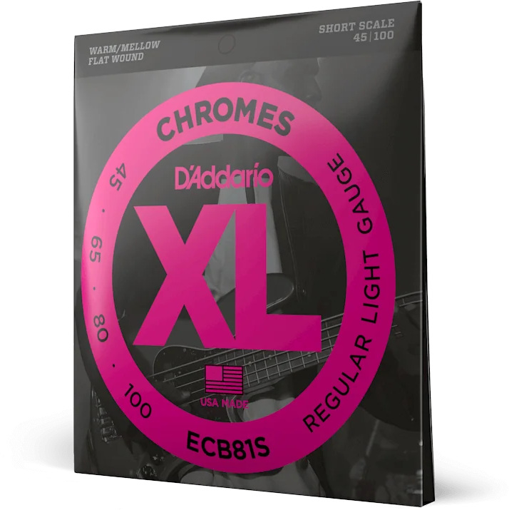 Струны для бас-гитары D'Addario ECB81S