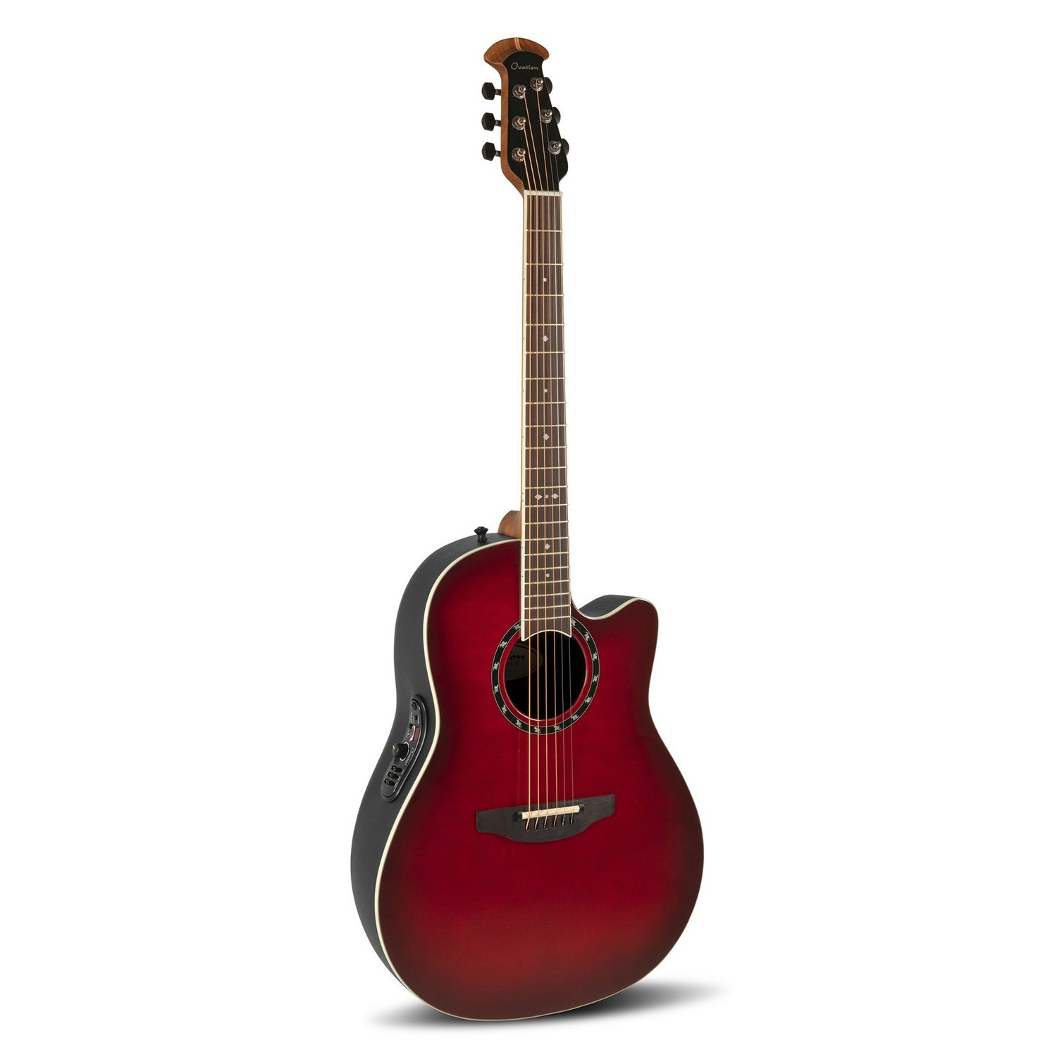 Электроакустическая гитара OVATION 2771AX-СBB-G Standard Balladeer Deep Contour Cutaway Cherry Burst