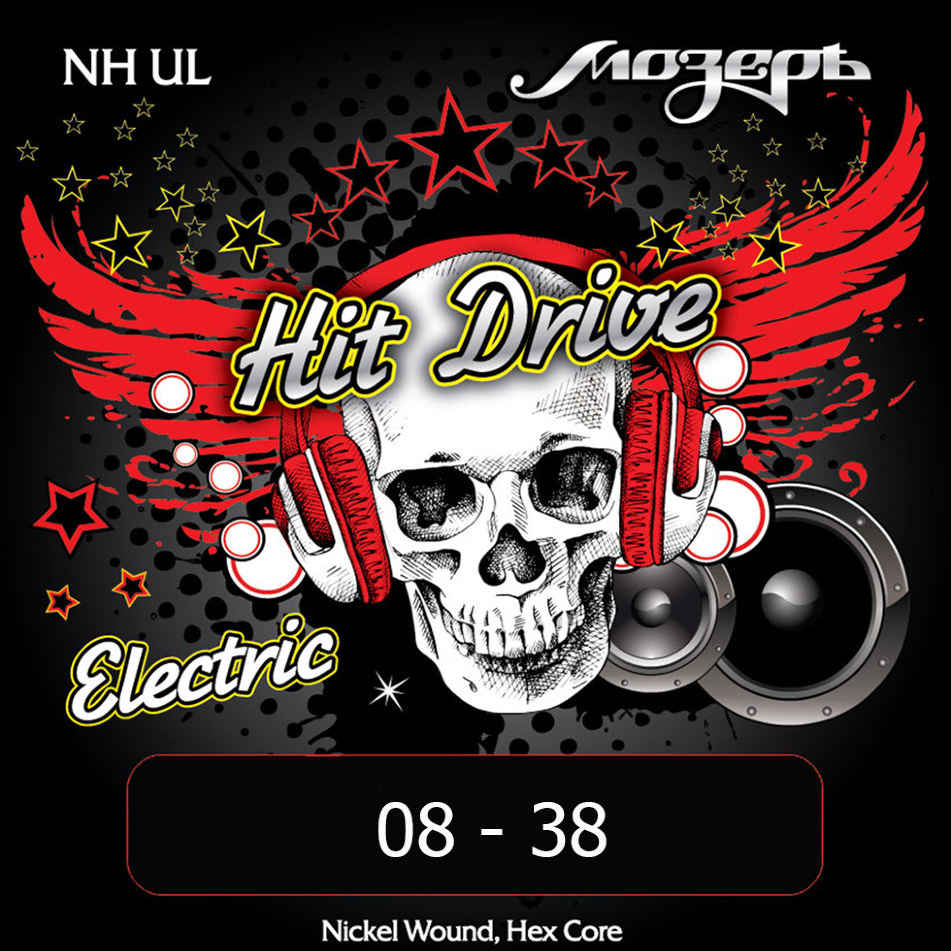 Струны для электрогитары Мозеръ NH-UL Hit Drive Ultra Light