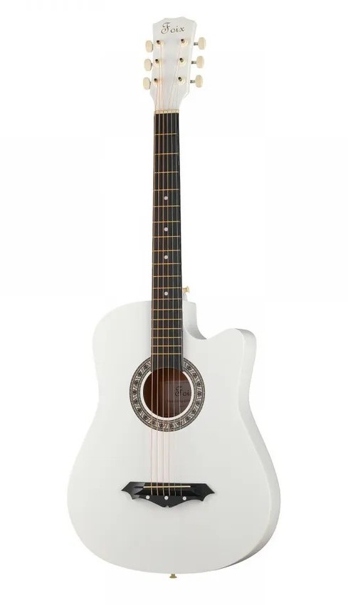 Акустическая гитара комплект Foix FFG-2038CAP-WH