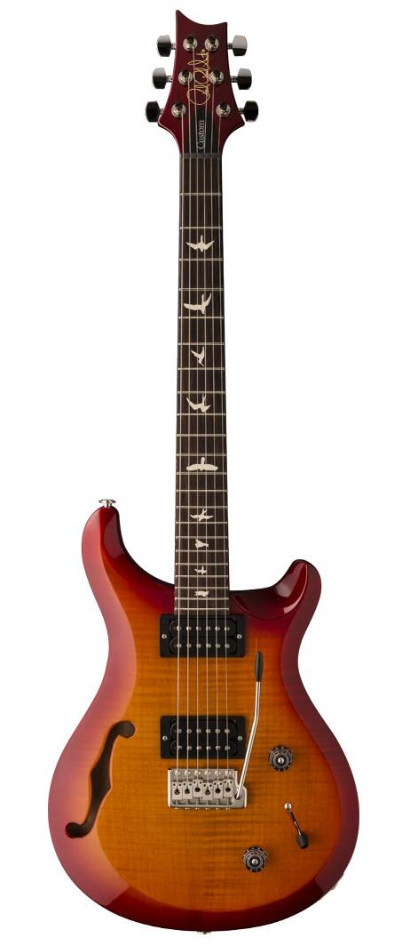 Электрогитара PRS S2 CUSTOM 22 SEMI-HOLLOW DARK CHERRY SUNBURST