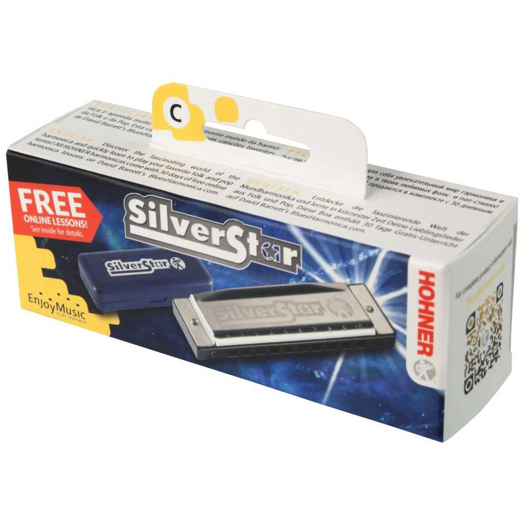 Губная гармошка HOHNER Silver Star 504/20 Small box G