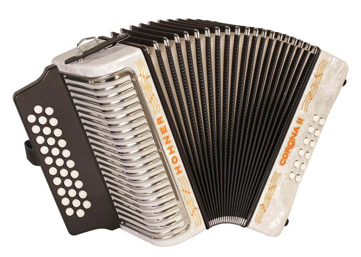 Баян HOHNER Corona II GCF, white (A5622)