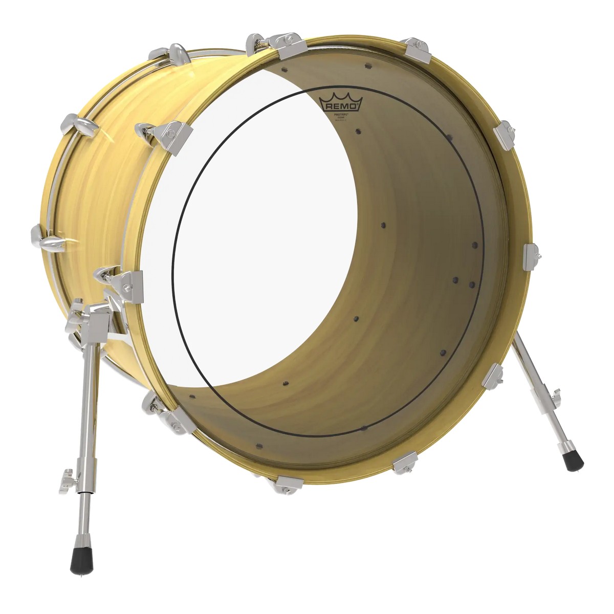 Пластик для барабана REMO PS-1326-00 Bass Pinstripe Clear