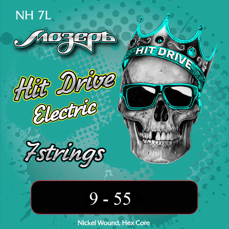 Струны для электрогитары Мозеръ NH-7L Hit Drive