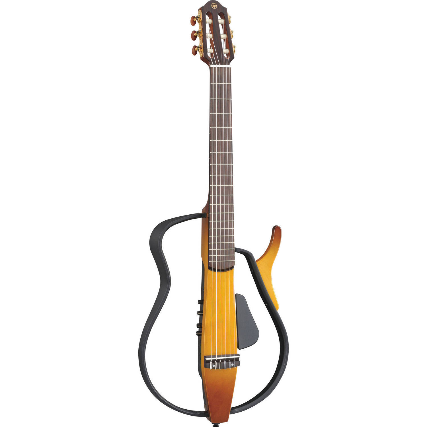 Электроклассическая гитара сайлент Yamaha SLG110N TABACCO BROWN SUNBURST