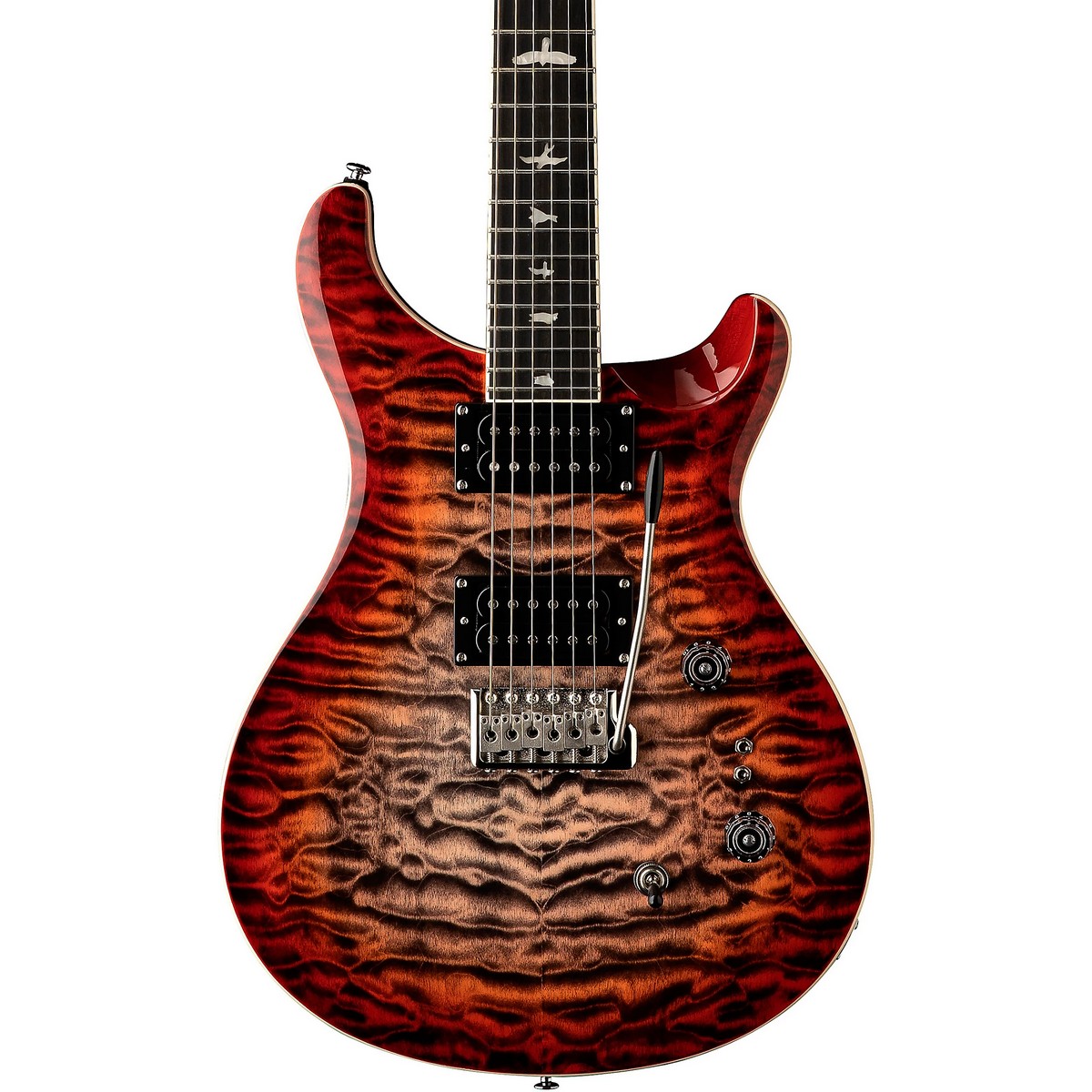 Электрогитара PRS SE Custom 24-08 Quilt Charcoal Burst