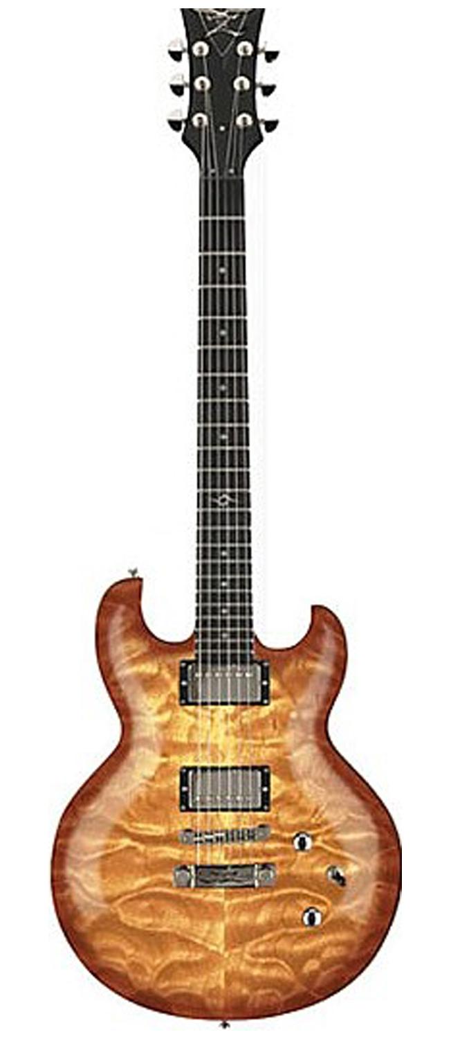 Электрогитара DBZ DIAMOND ROYQM-HB Royale Honey Burst