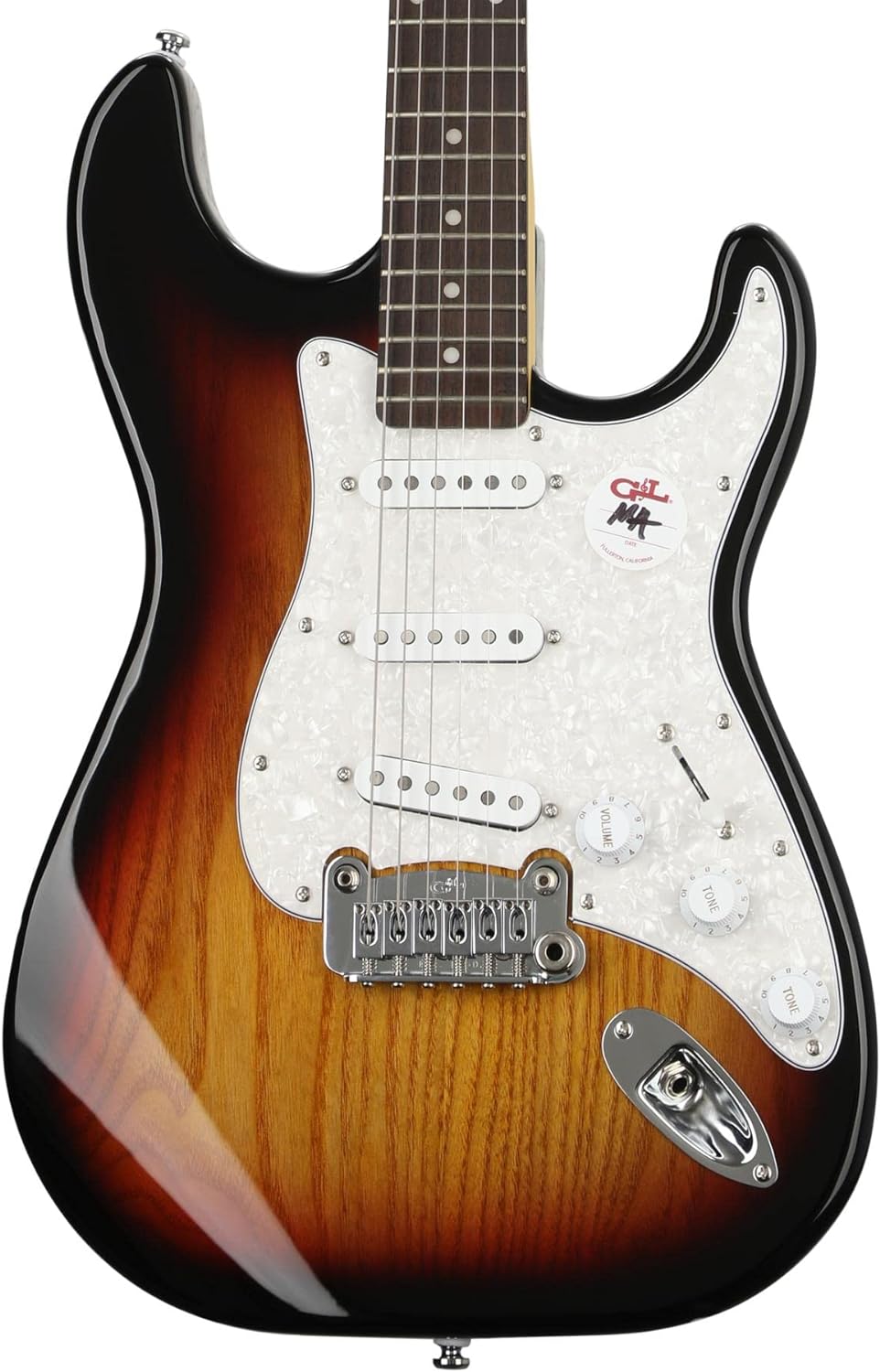 Электрогитара G&L Tribute Legacy 3-Tone Sunburst RW