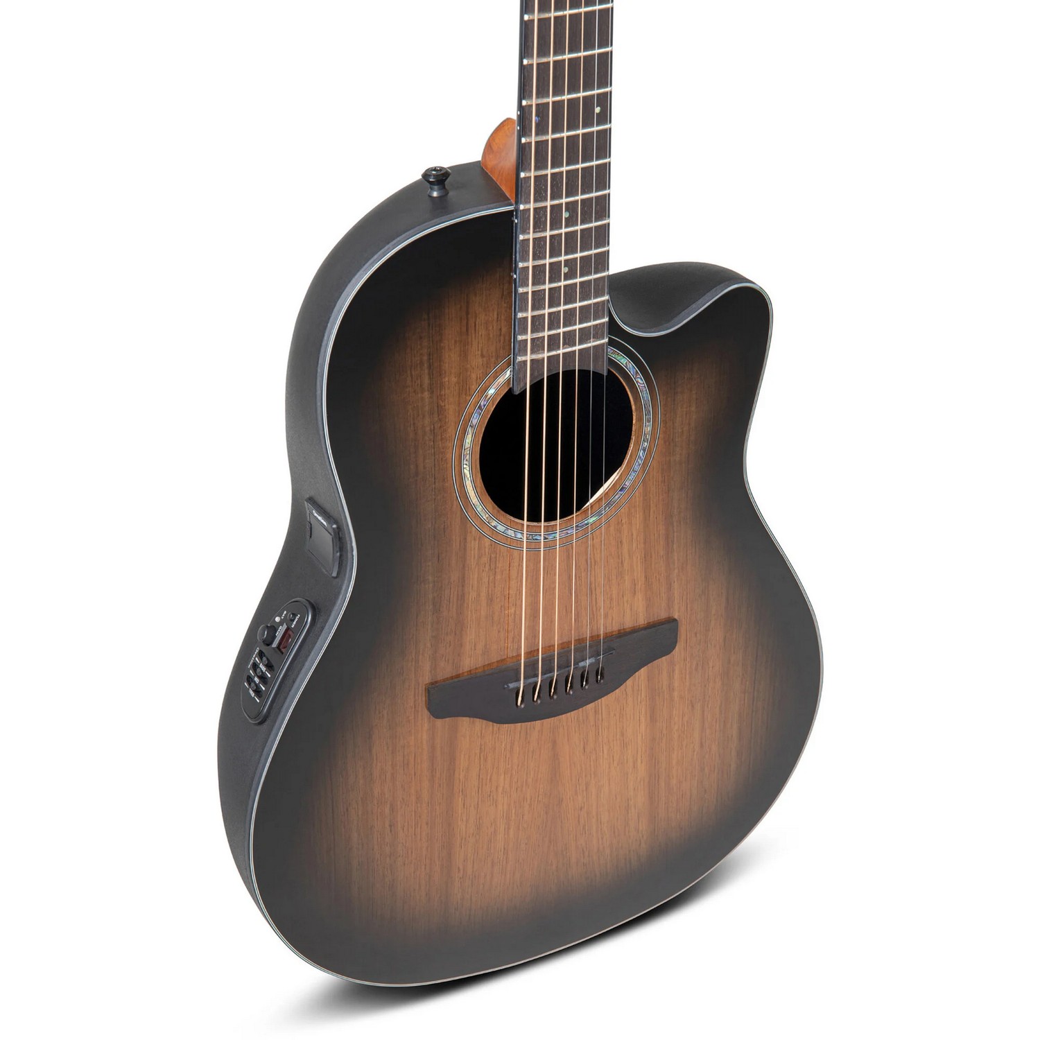 Электроакустическая гитара OVATION CS24P-ABLKW-G Celebrity Standard Plus Mid Cutaway Australian Blackwood