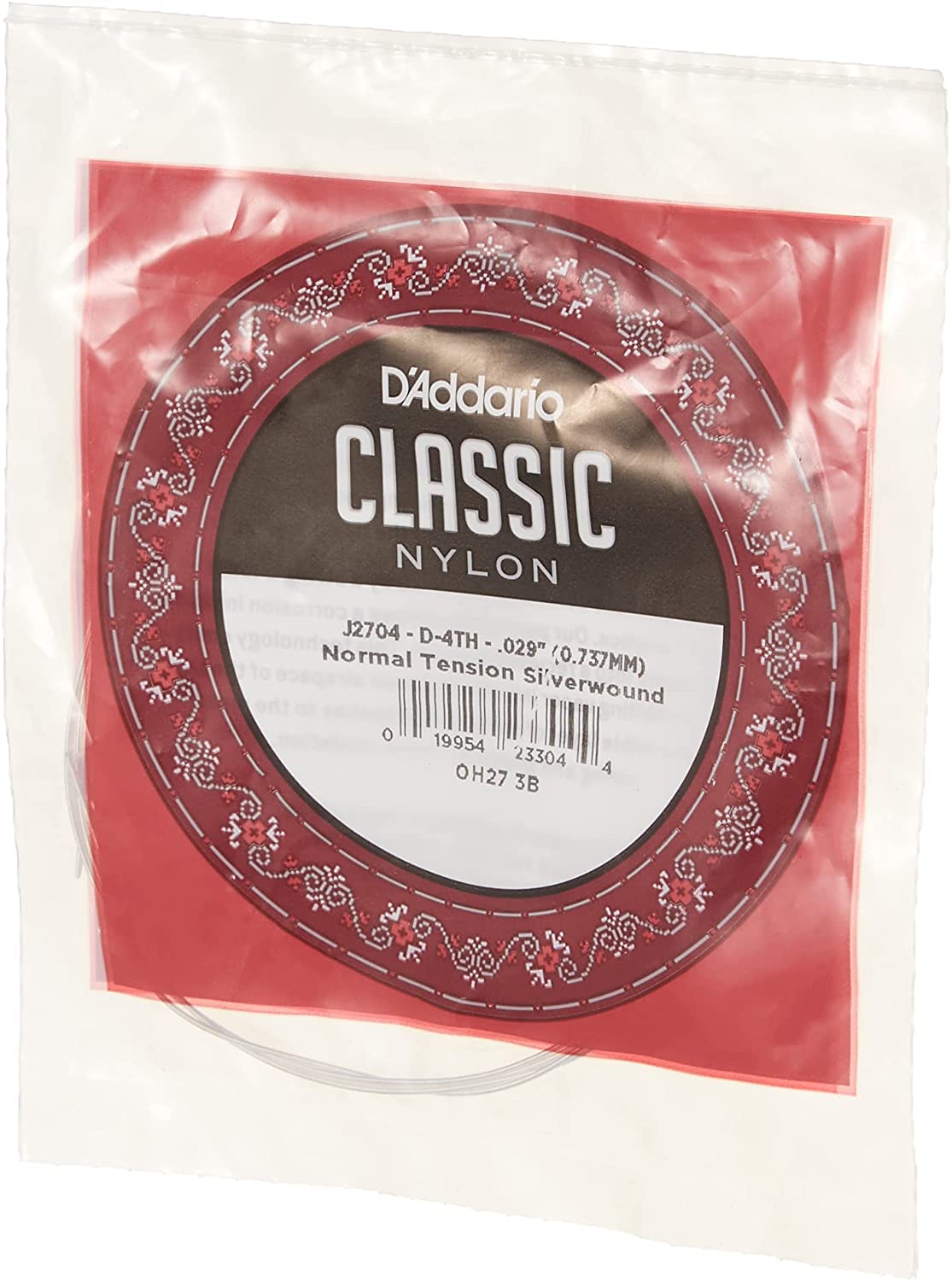 Одиночная струна D'ADDARIO J2704