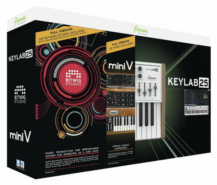 MIDI клавиатура Arturia KeyLab 25 Producer Pack