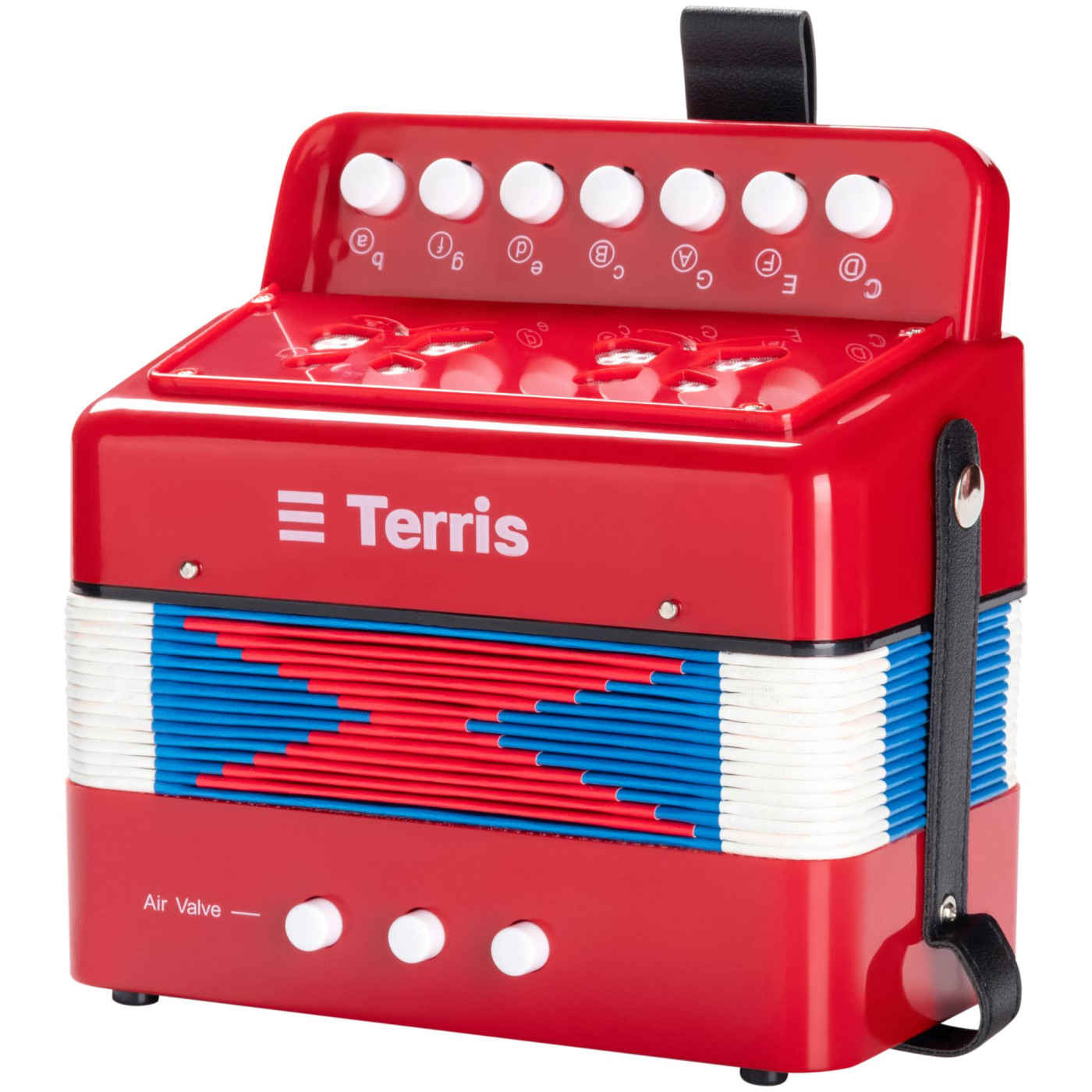 Гармошка детская TERRIS TB-7/2 RD-1