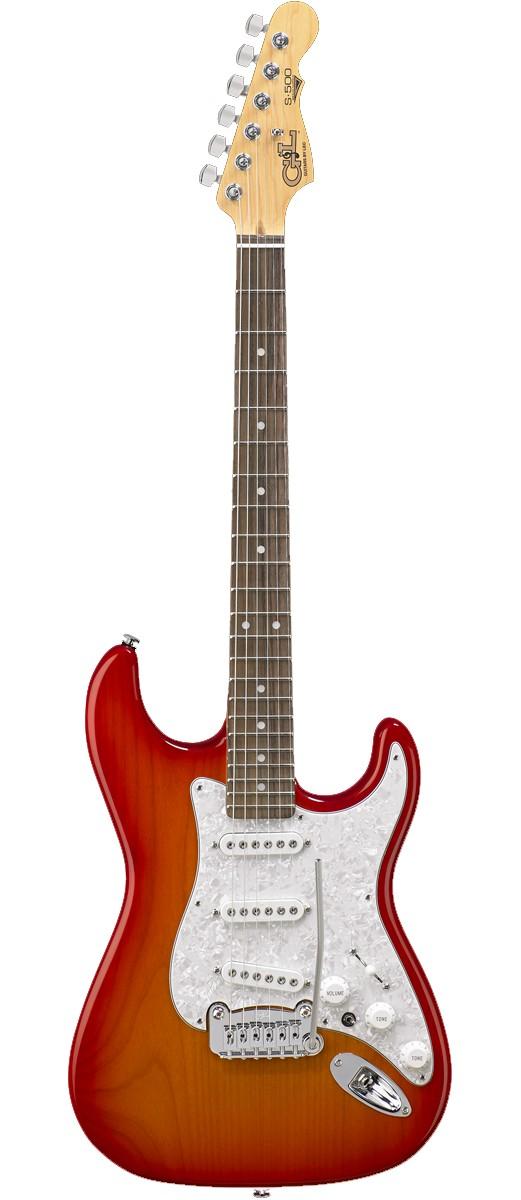 Электрогитара G&L S-500 Cherryburst CR