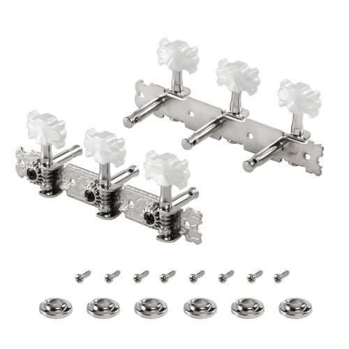 Колки на планке для акустической гитары ROCKET PA-21 Nickel