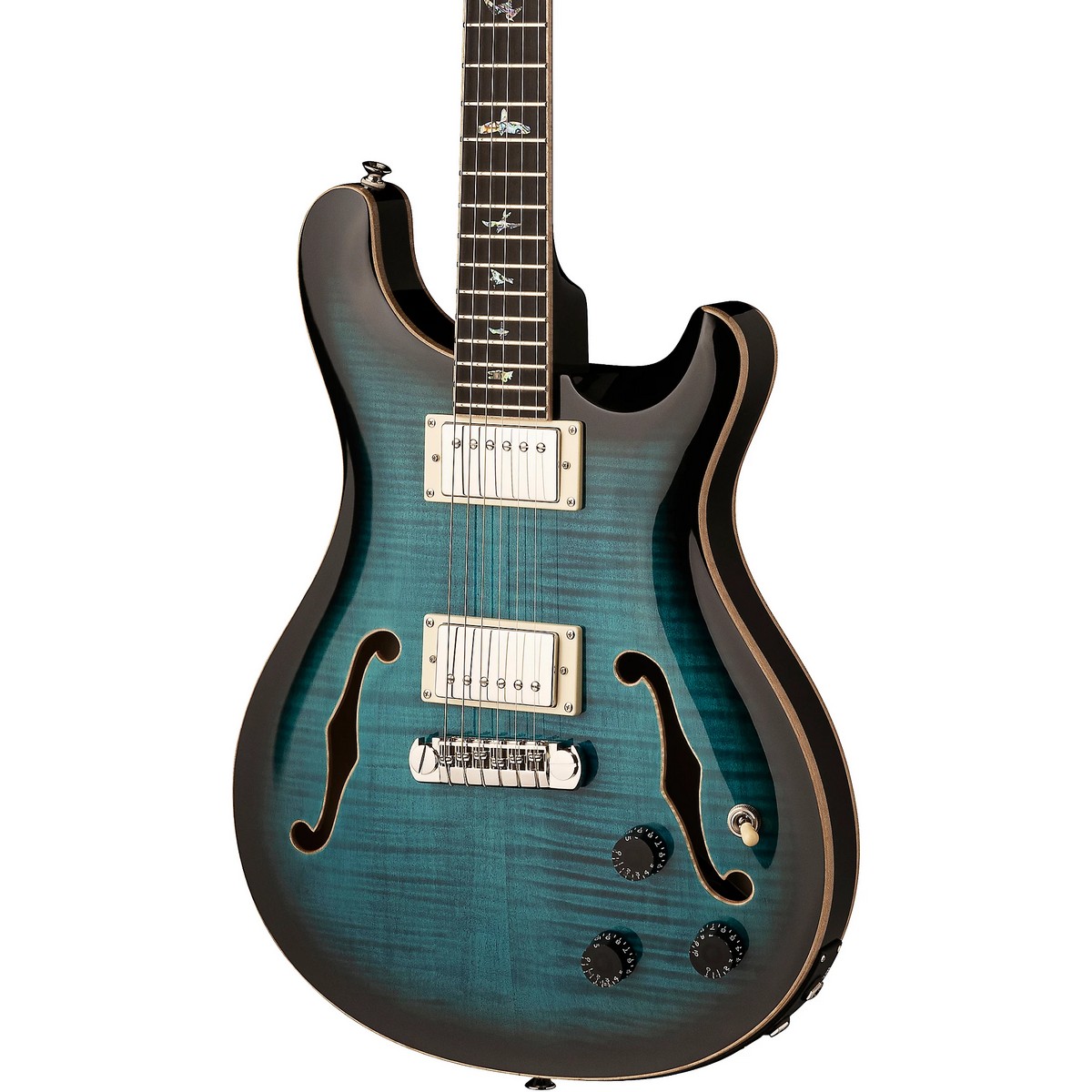Электрогитара PRS SE Hollowbody-II Piezo, Peacock Blue Burst