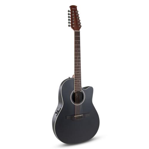 Двенадцатиструнная гитара APPLAUSE AB2412II-5S Balladeer Mid Cutaway BlackSatin