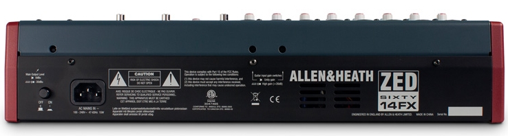 Микшер Allen&Heath ZED60-14FX