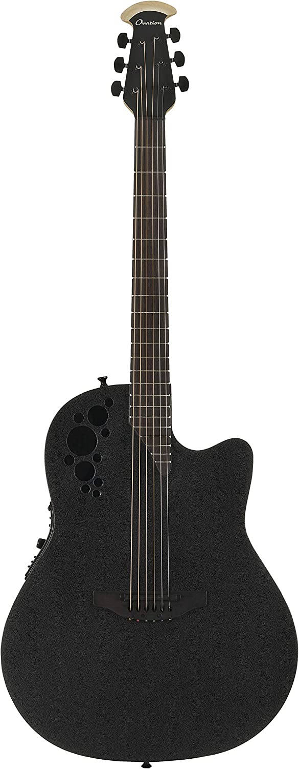 Электроакустическая гитара OVATION 2078TX-5-G Elite TX Deep Contour Cutaway Black Textured