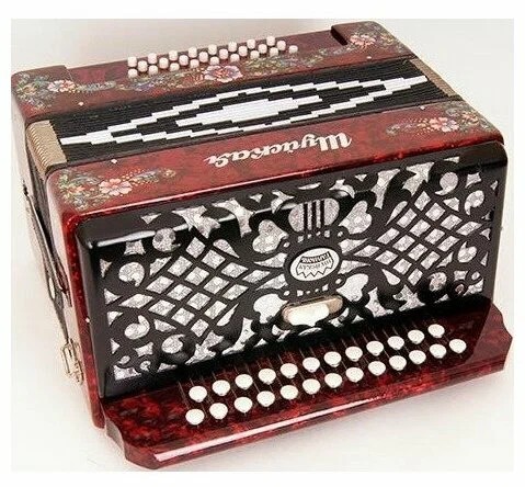 Гармонь Шуйская S32XL-A-RED 25х25-III-2 красная