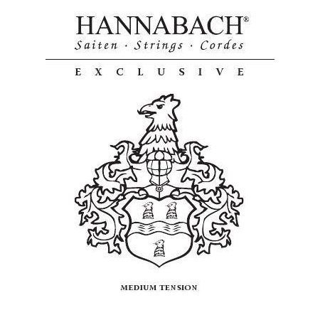 Струны для классической гитары Hannabach EXCLMT Exclusive Black