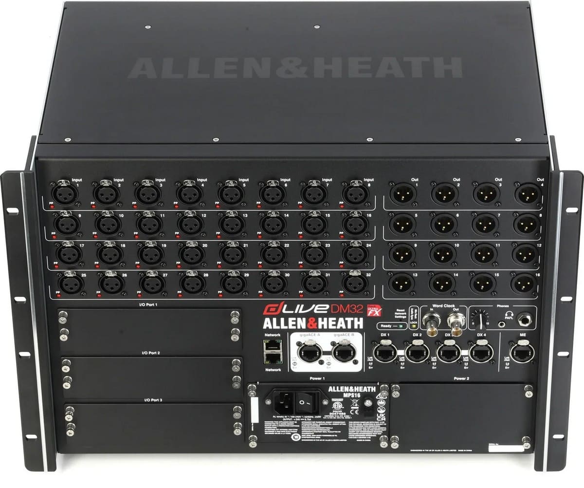 Стейджбокс Allen&Heath dLive DM32 MixRack Ultra FX