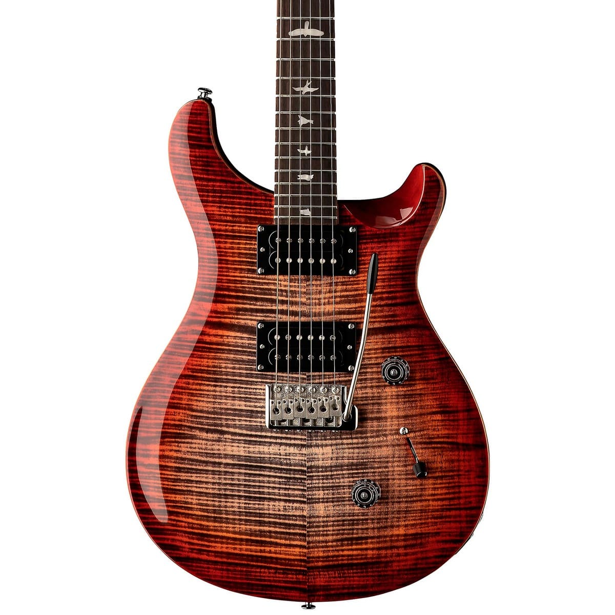 Электрогитара PRS SE Custom 24 Charcoal Cherryburst