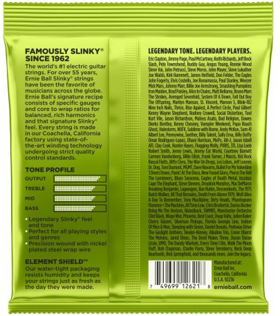 Струны для электрогитары Ernie Ball 2621