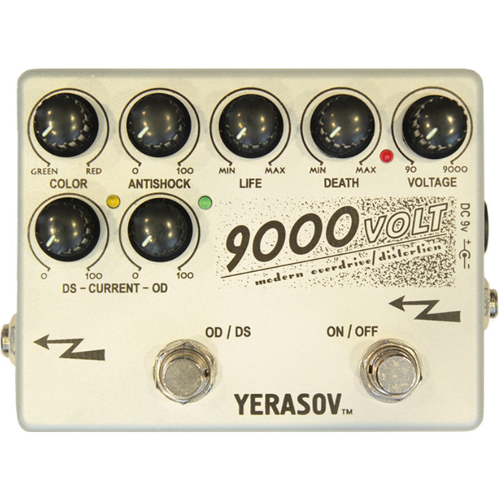 Педаль эффектов Yerasov 9000-Volt Modern Overdrive/Distortion