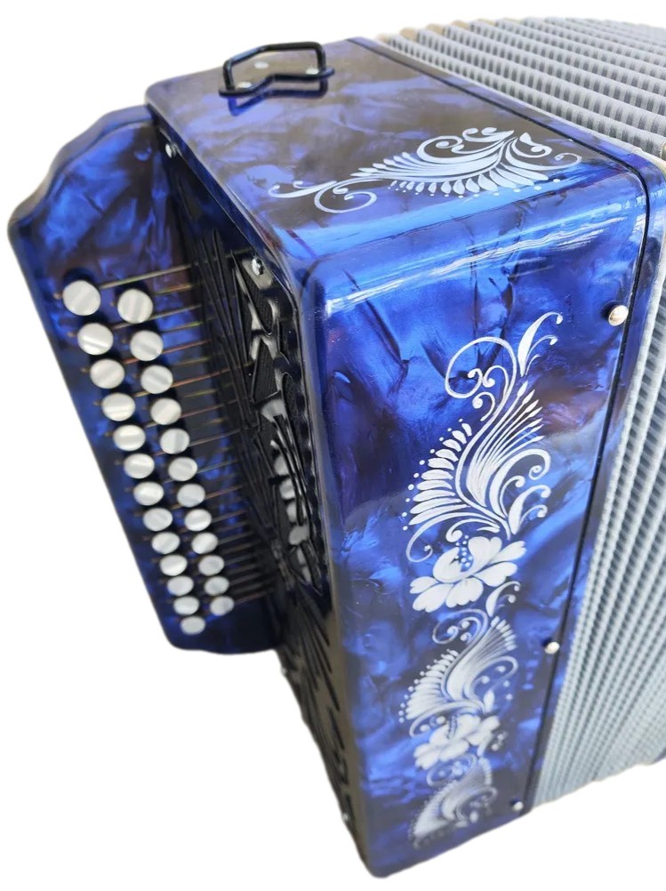 Гармонь ТУЛЬСКАЯ 301М (Г-21 Синяя ДО-Мажор)