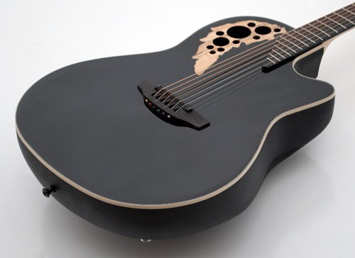 Электроакустическая гитара OVATION 1778TX-5GSM ELITE TX MID CUTAWAY, BLACK SPALTED