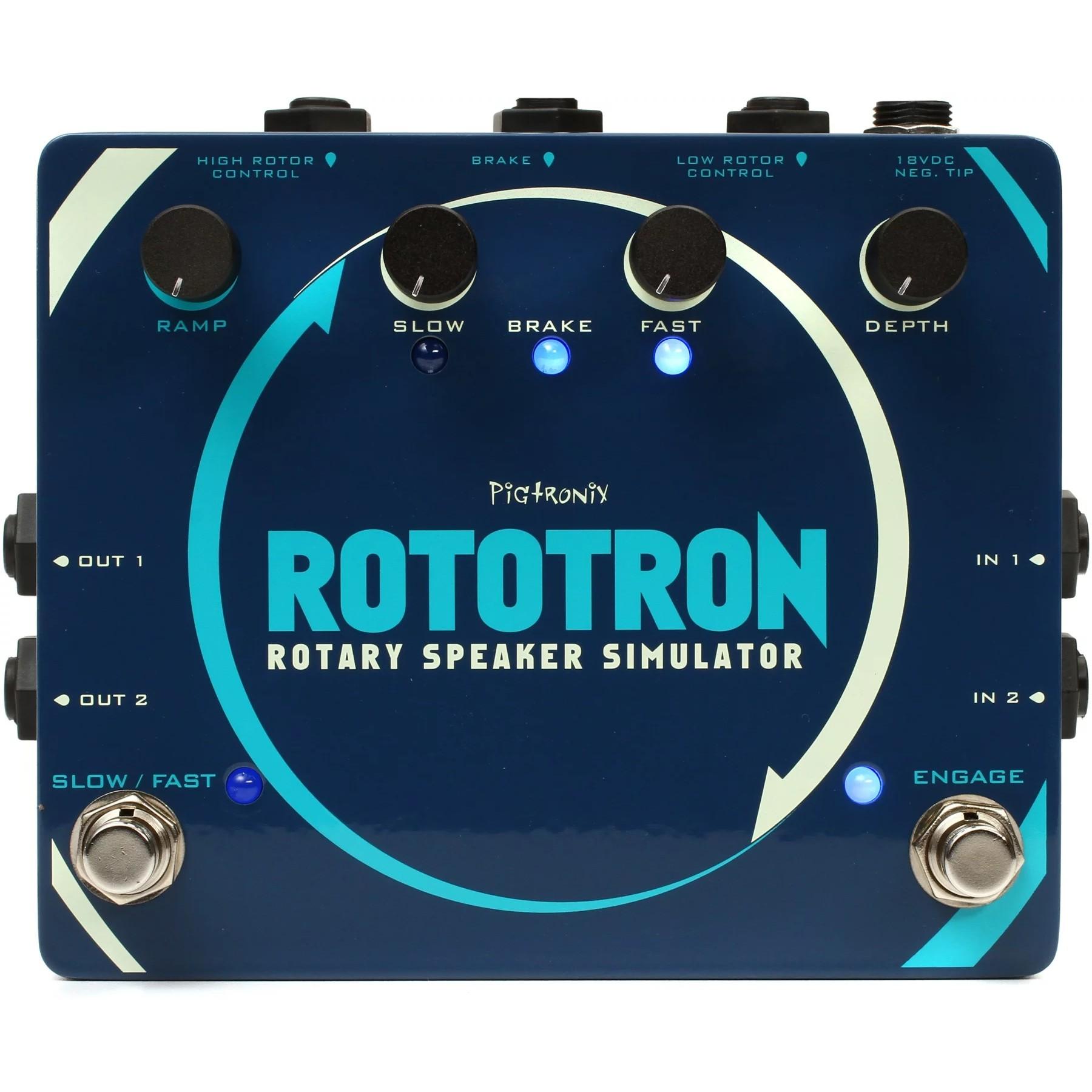 Педаль эффектов PIGTRONIX RSS Rototron Rotary Speaker Dimulation