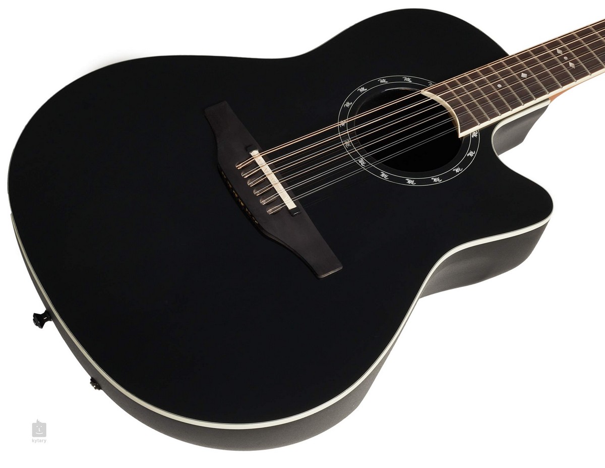 Электроакустическая гитара OVATION 2751AX-5 Standard Balladeer Deep Contour Cutaway 12-String Black