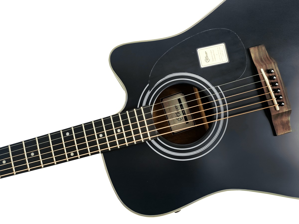 Трансакустическая гитара Klever KD-700S BK+EQ
