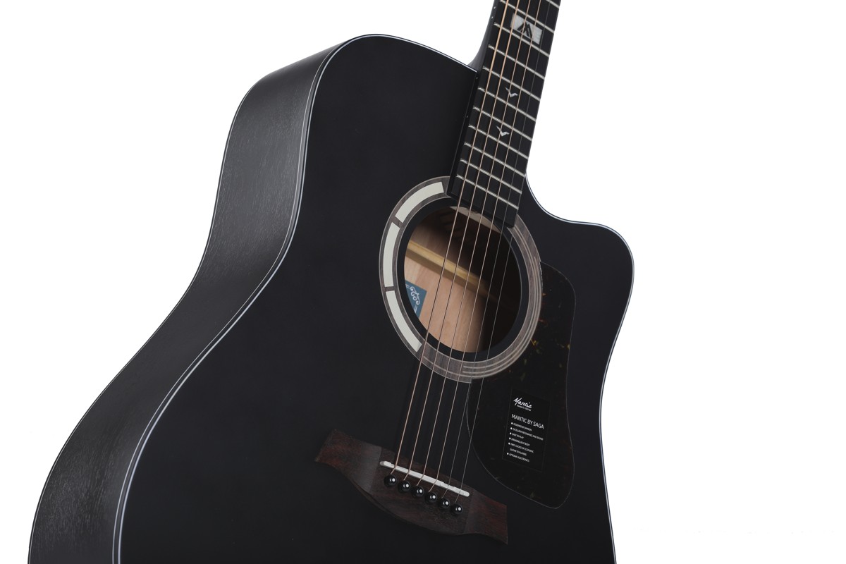 Акустическая гитара Mantic GT-1DC BK