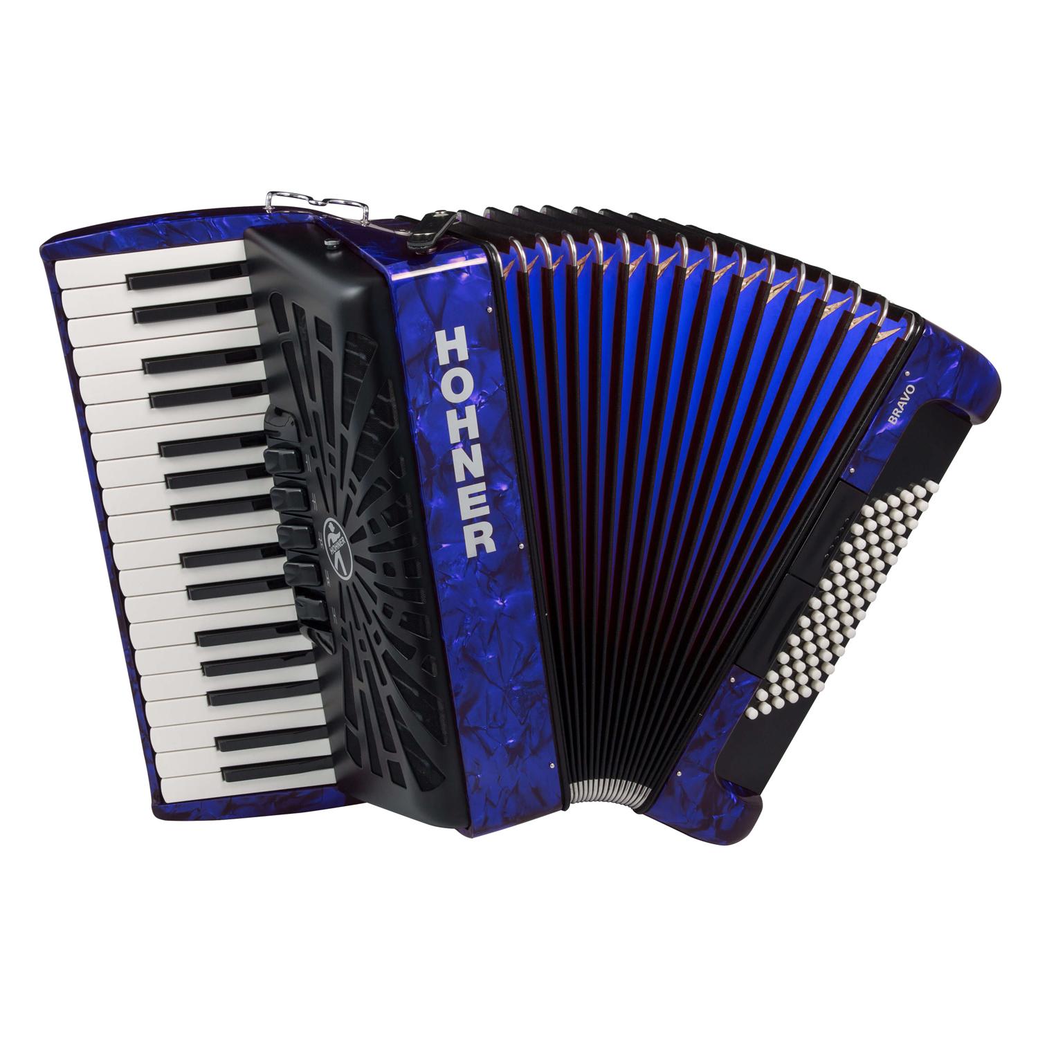 Аккордеон HOHNER The New Bravo III 72 (A16641) dark blue