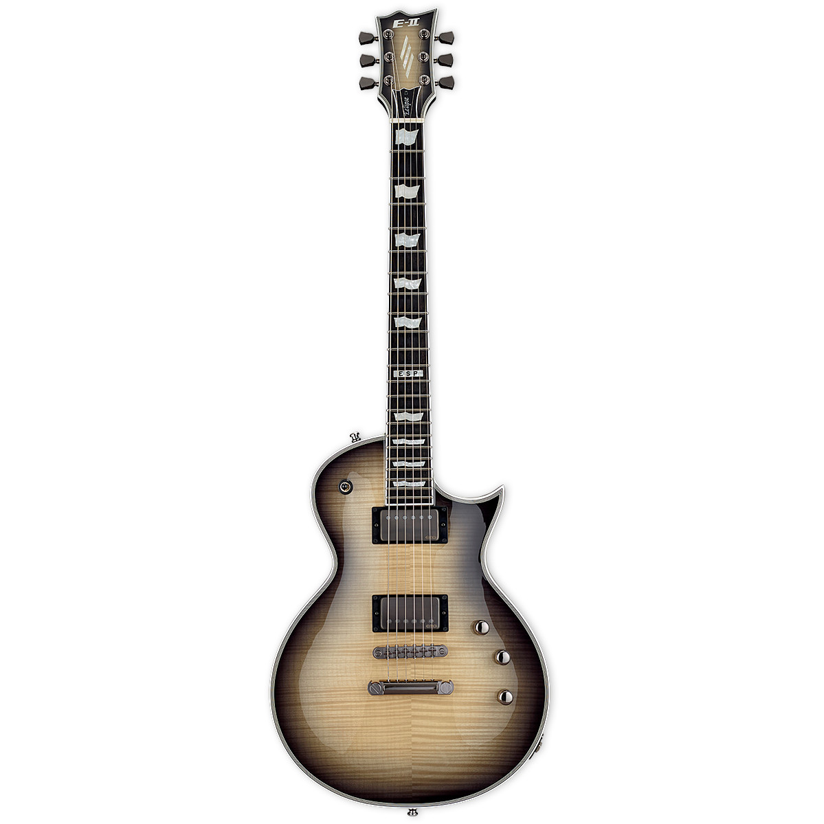 Электрогитара ESP E-II ECLIPSE FULL THICKNESS Black Natural Burst