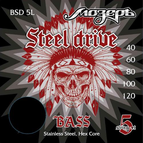 Струны для бас-гитары Мозеръ BSD-5L Steel Drive