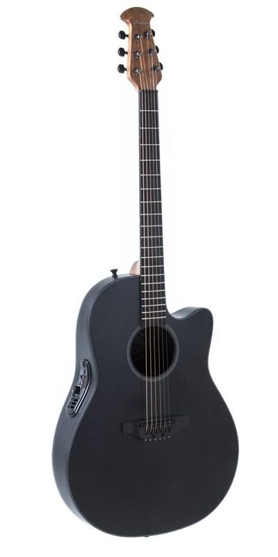 Электроакустическая гитара OVATION 2771STR-ES Balladeer Street Ebony Satin Stain