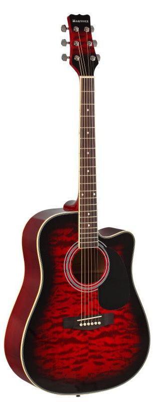 Акустическая гитара MARTINEZ FAW-802 CQ/TWRS