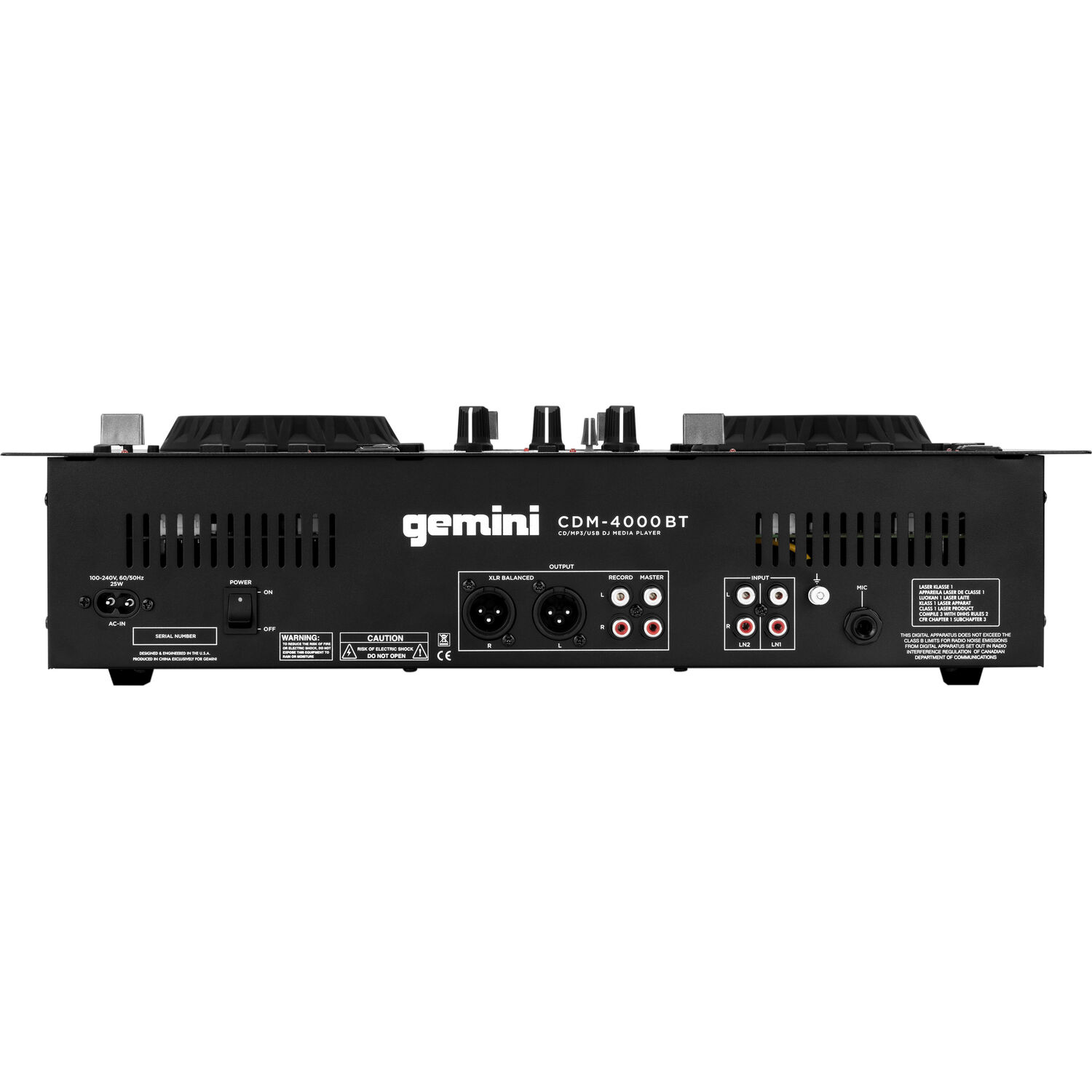 DJ контроллер Gemini CDM-4000BT