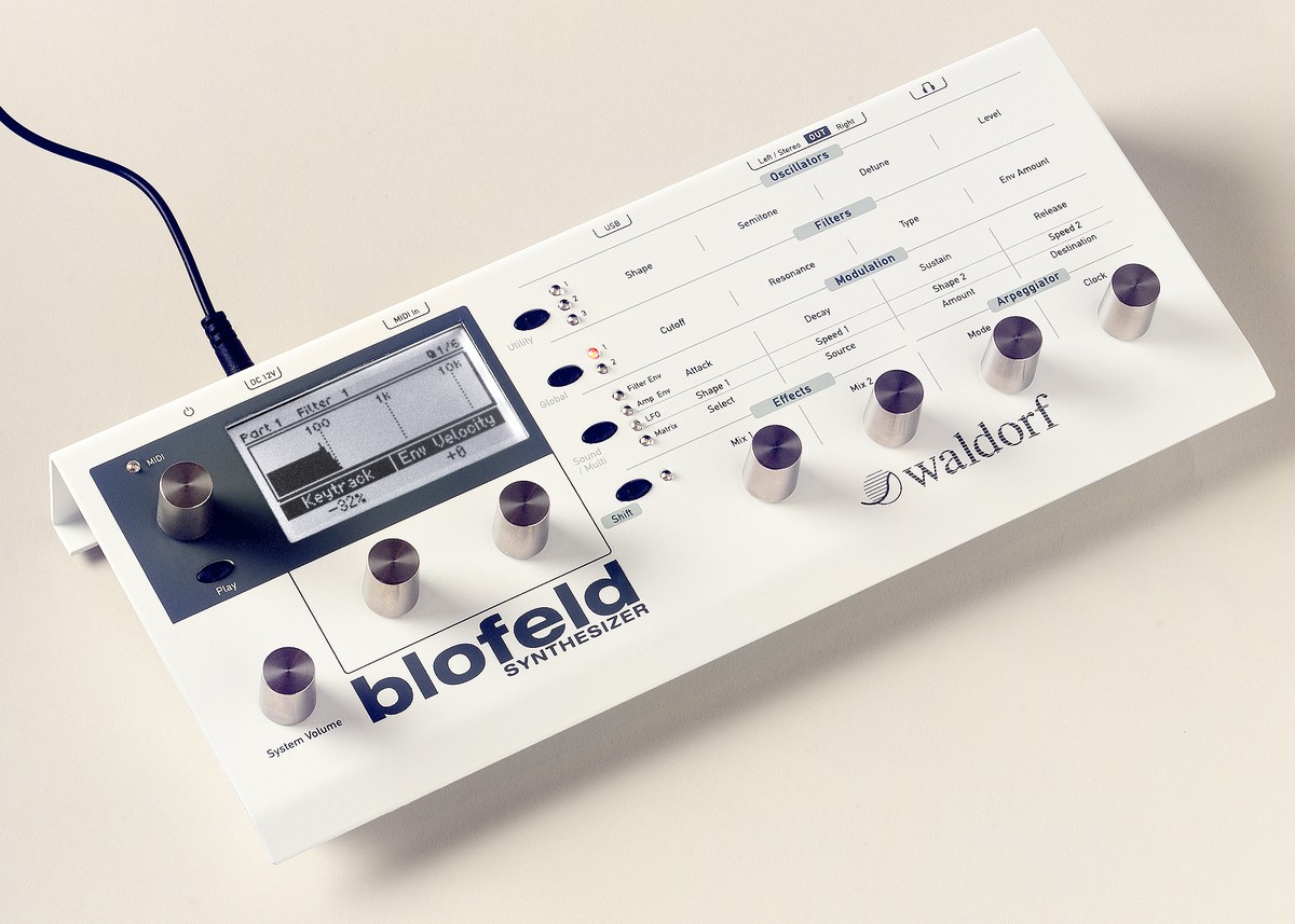 Синтезатор Waldorf Blofeld Desktop white