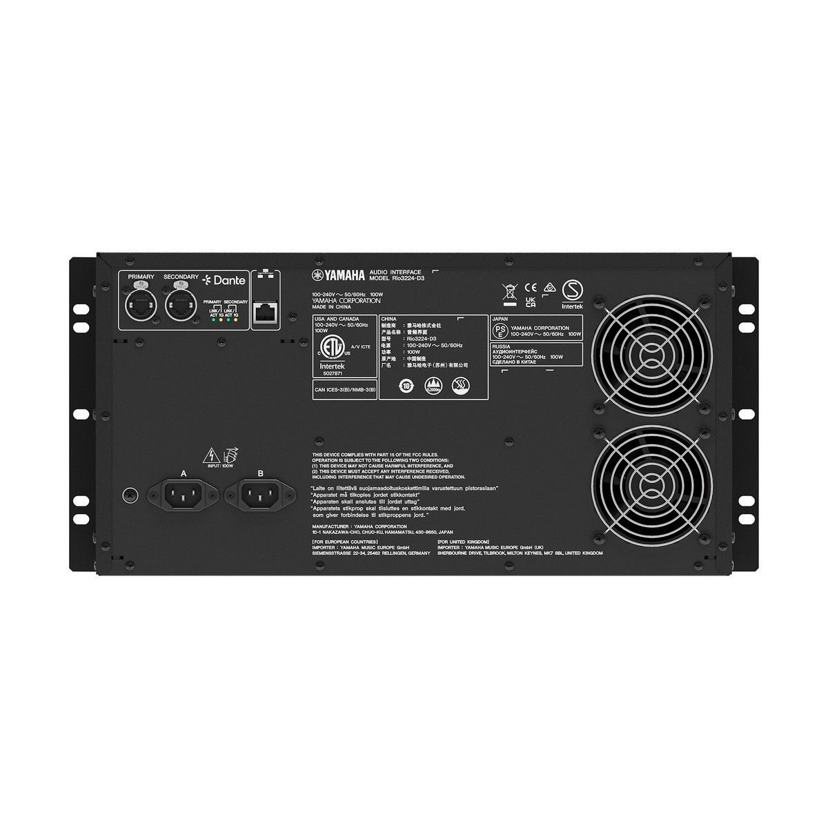 Стейджбокс Yamaha RIO3224-D3