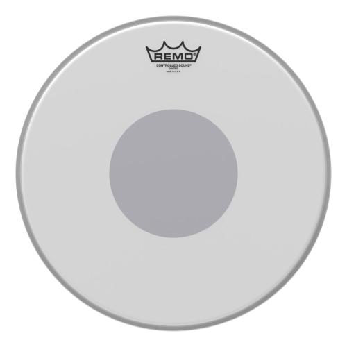 Пластик для барабана REMO CS-0114-10 Batter Controlled Sound Coated Black Dot On Bottom