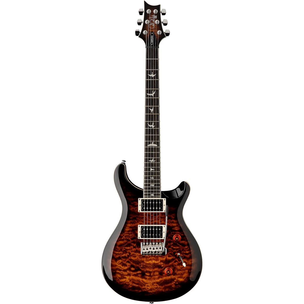Электрогитара PRS SE Custom 24 Quilt Black Gold Burst